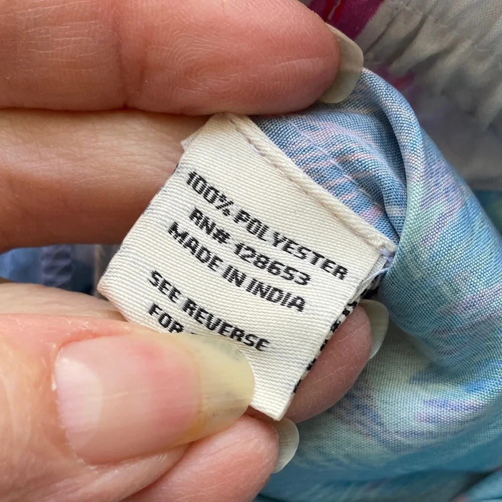 Rachel Zoe Floral Wide Leg Pants in Pink, Blue, and Green - Picture 8 of 11